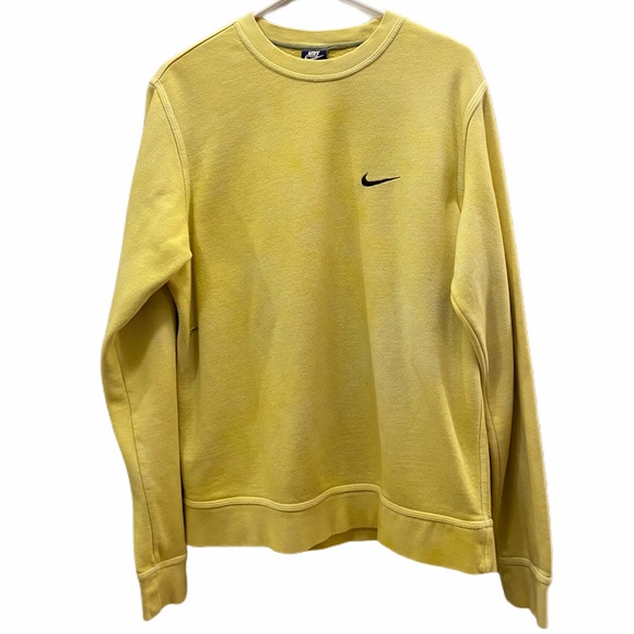 nike crewneck yellow